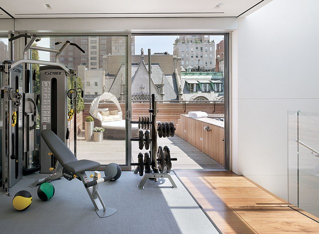 Working Out on The Balcony