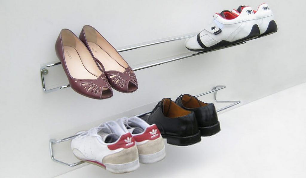 Wall Mounted Shoe Rack