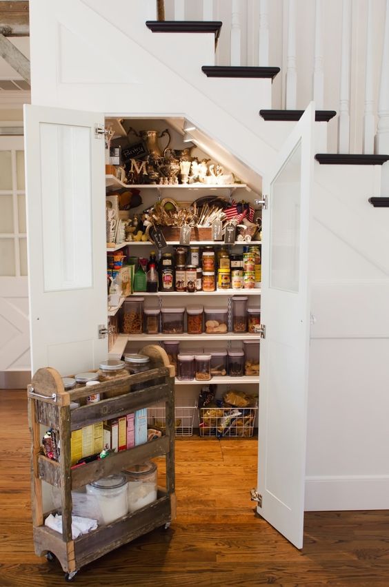 Under Stair Storage For Pantry