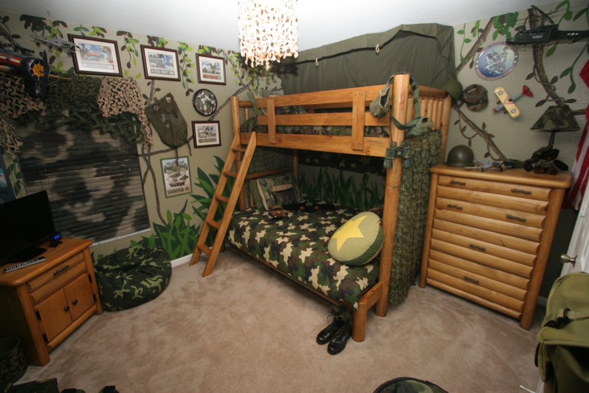 Army Bedroom Ideas for Boy