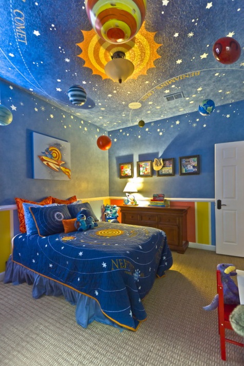 Outer Space Bedroom Ideas