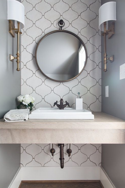 Minimalist Powder Room