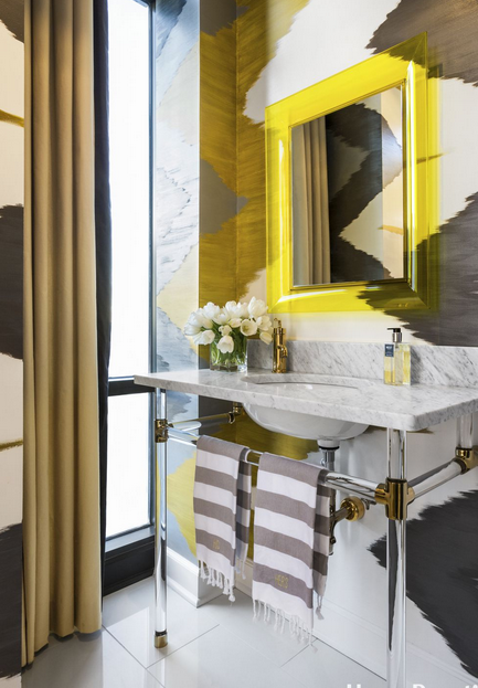 Sleek Powder Room Sleek Powder Room