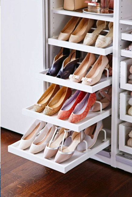 DIY Shoe Rack for Garage