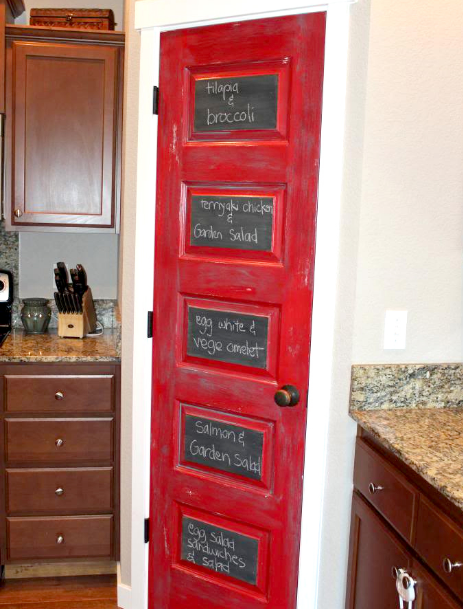 Colorful Pantry Door Ideas
