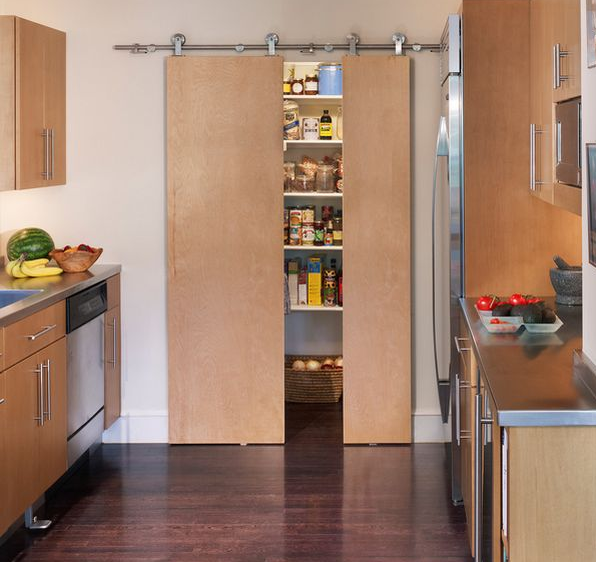 Simple Sliding Pantry Door Simple Sliding Pantry Door