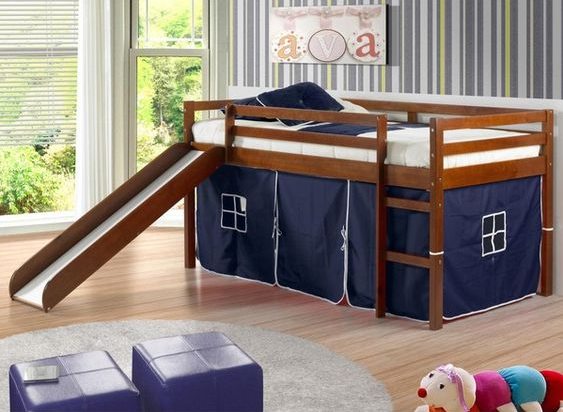 Loft Bed With Slide Loft Bed With Slide