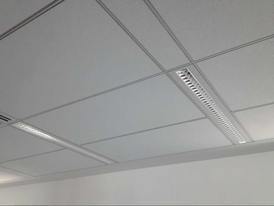 White Ceiling Tiles