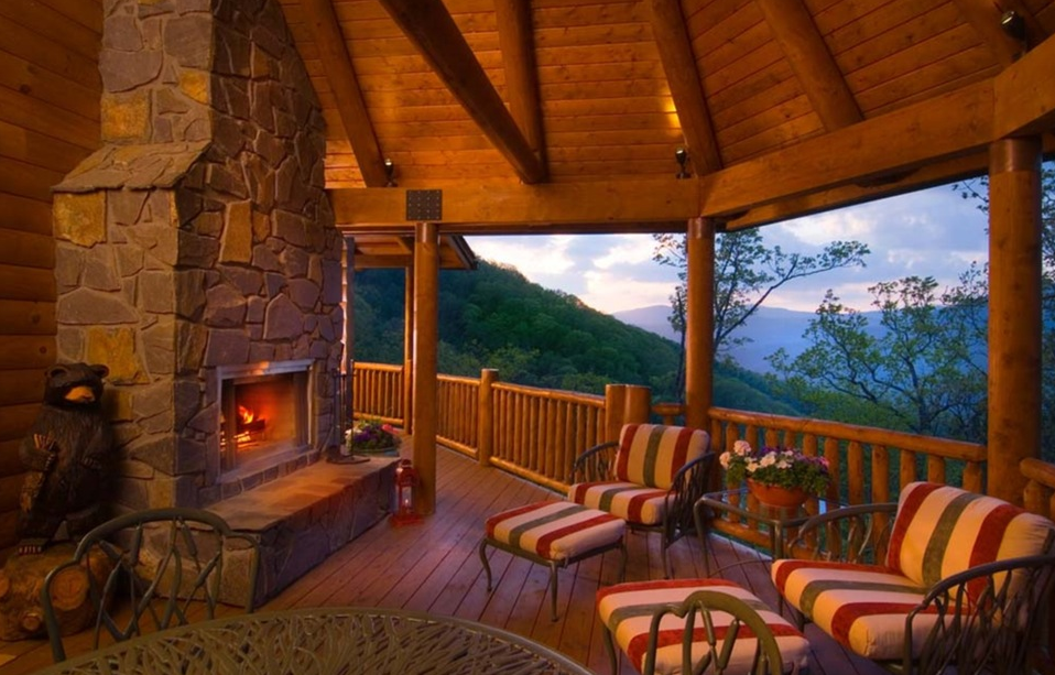 Log Cabin Deck Log Cabin Deck