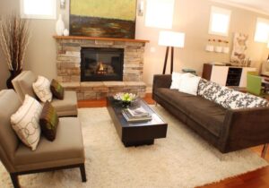 Natural Stone Fireplace